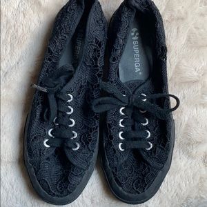 Superga lacy sneakers